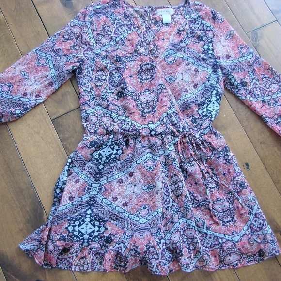 Band of Gypsies Boho Blousy Lined Shorts Romper - Picture 1 of 8